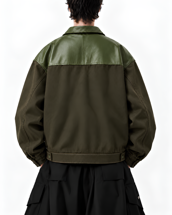 レザーヨークワークジャケット Ril 6233