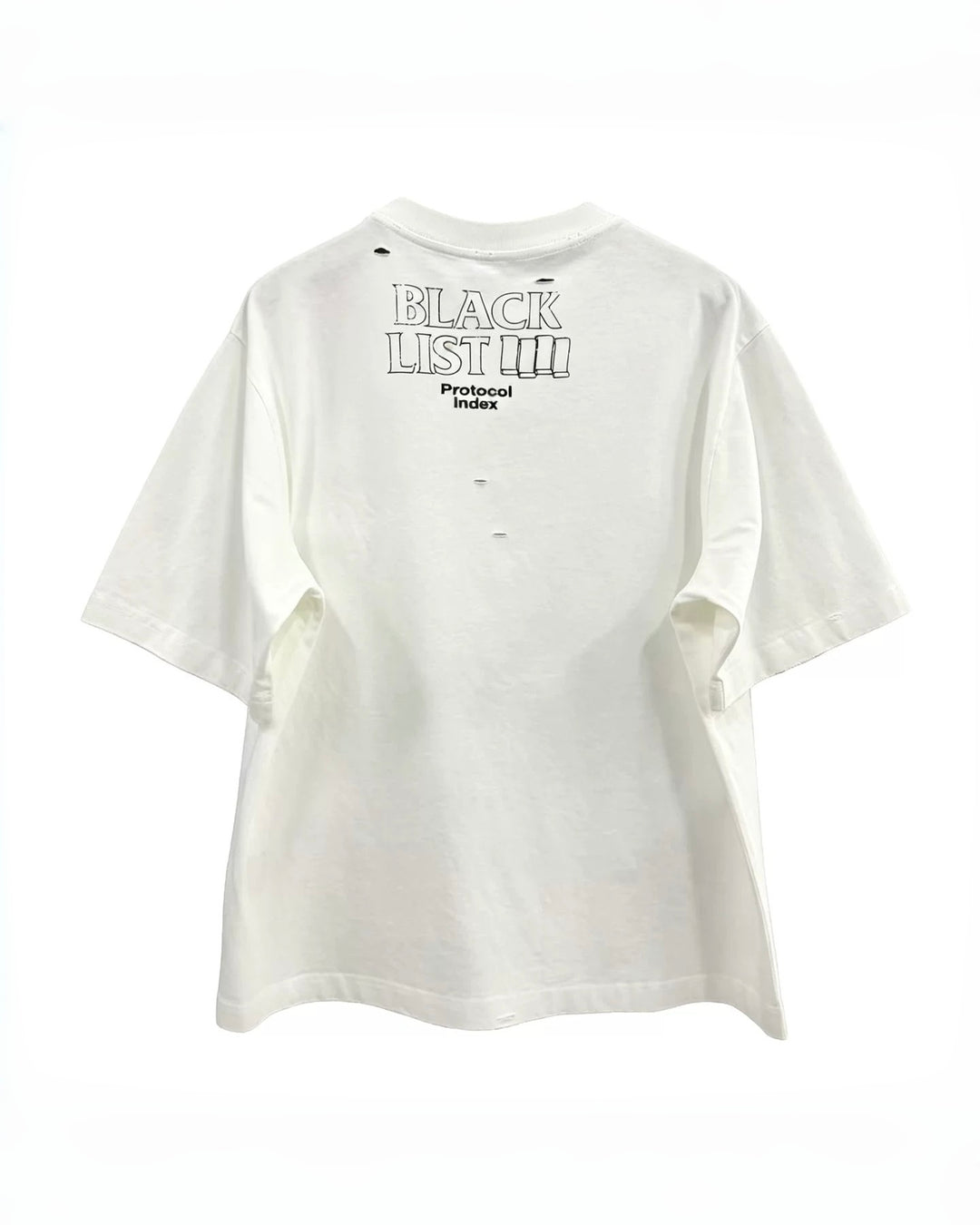 BLACK CUT TEE Ril 6103