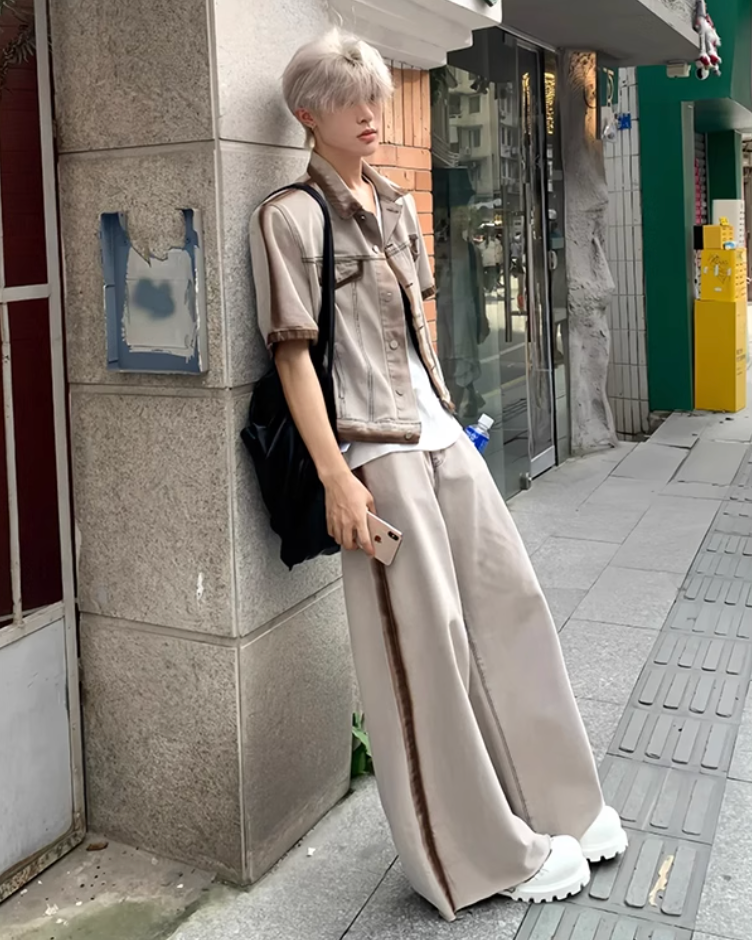 スモークベージュセットアップ Ril 5768 – Rillfy スモークベージュセットアップ Ril 5768 – Rillfy