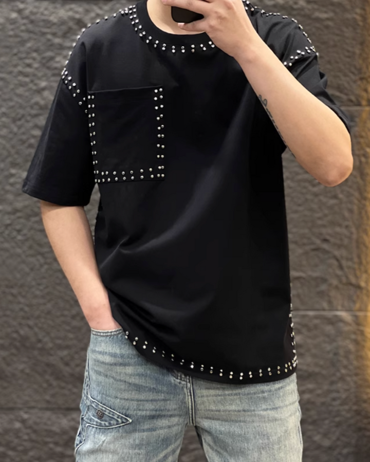 スタッズメタルＴシャツ Ril 5763