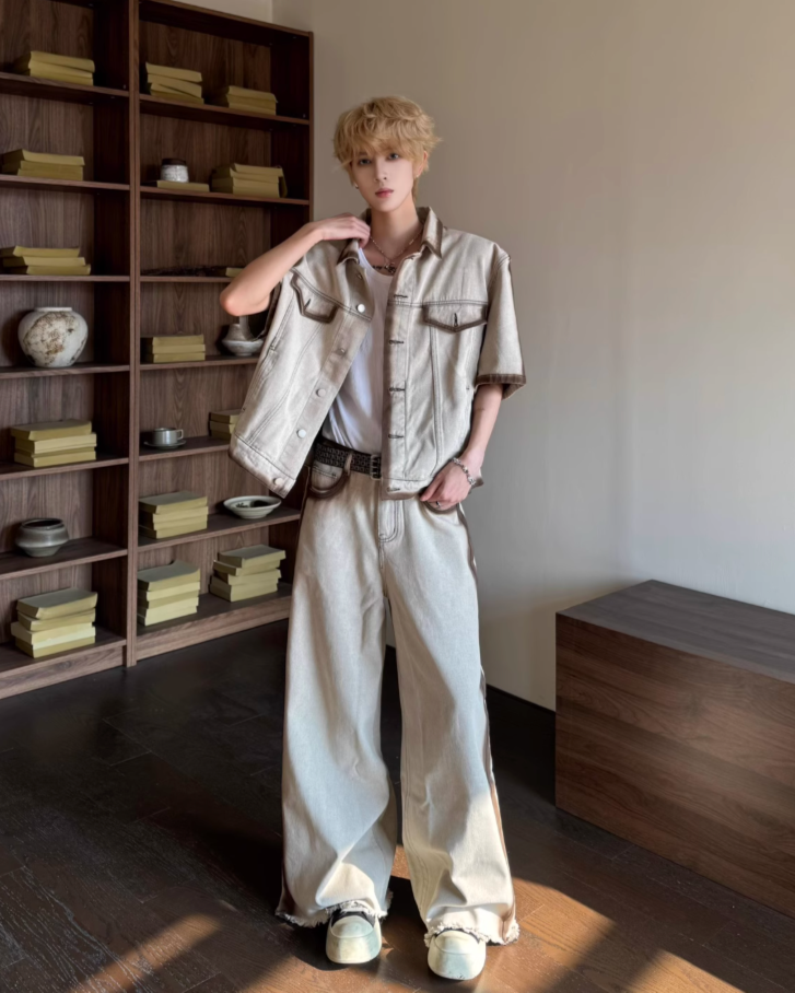 スモークベージュセットアップ Ril 5768 – Rillfy スモークベージュセットアップ Ril 5768 – Rillfy