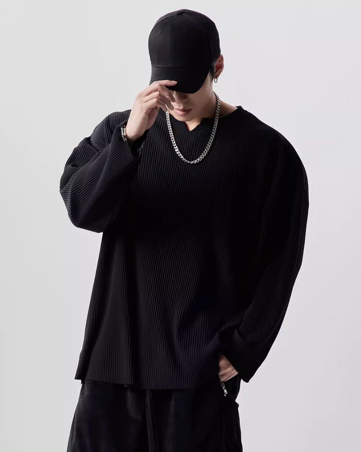 ドレープラウンドネックシャツ Ril 5423