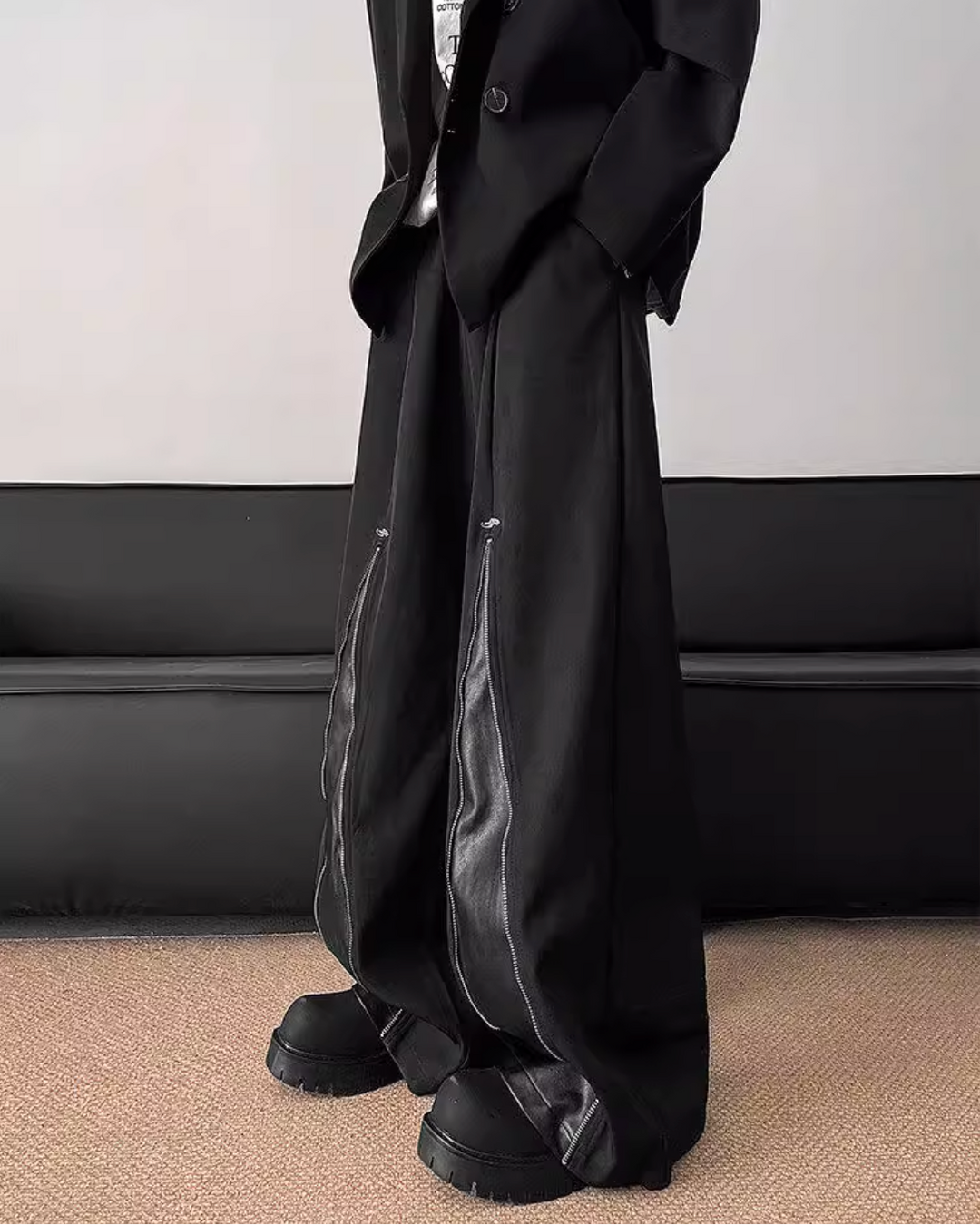 ジップワイドパンツ Ril 5882