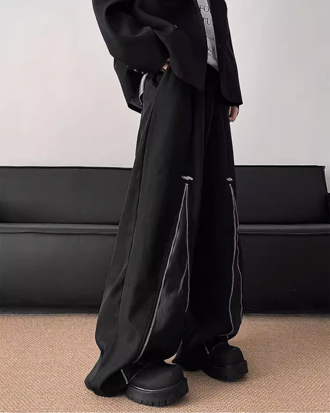 ジップワイドパンツ Ril 5882