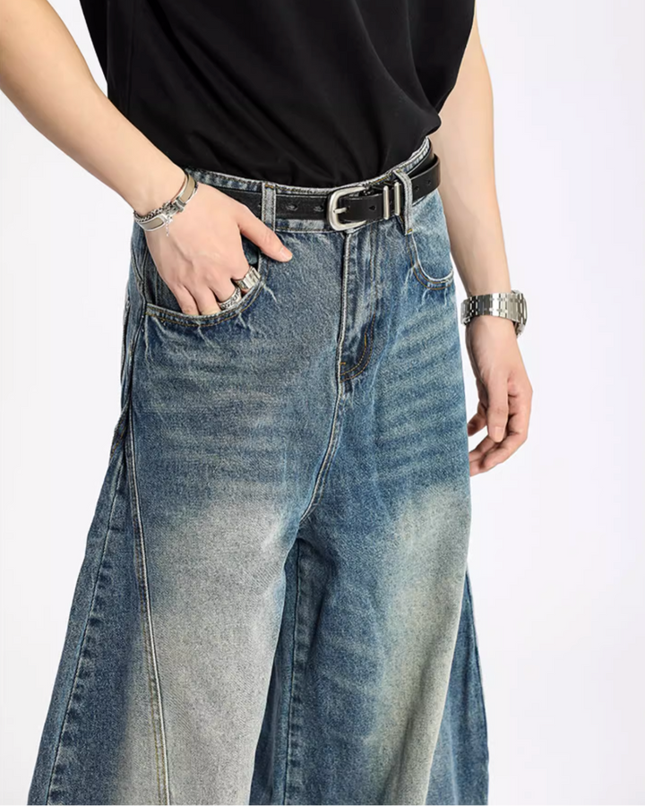 ウォッシュドバギーデニムパンツ Ril 5801