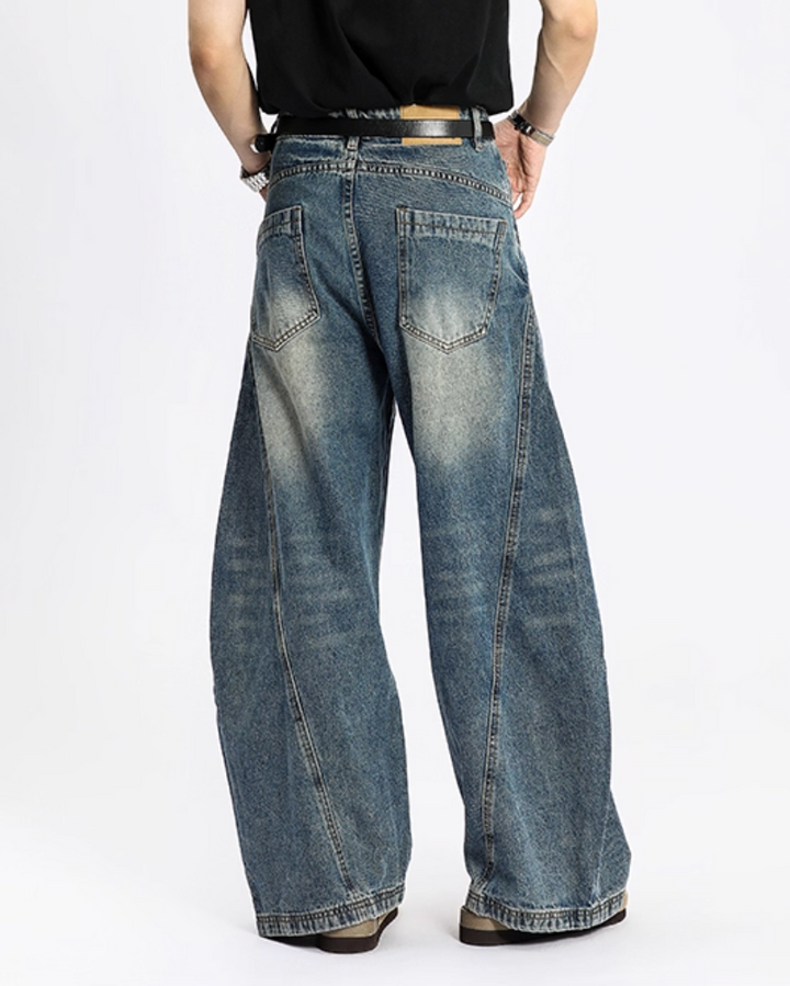 ウォッシュドバギーデニムパンツ Ril 5801