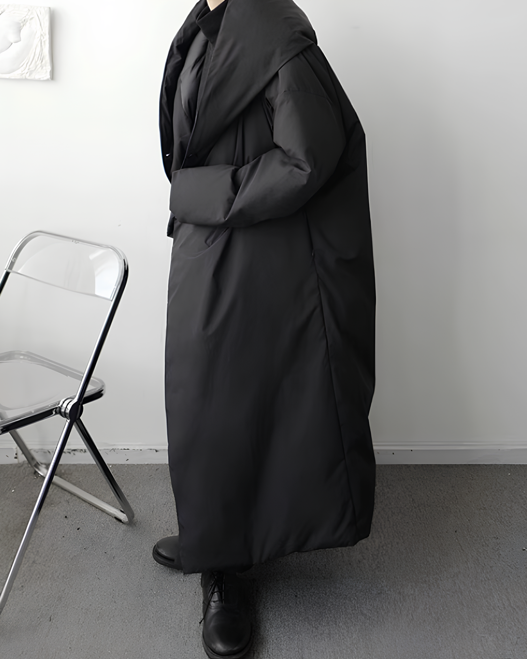 フーデッドロングコート Ril 5896