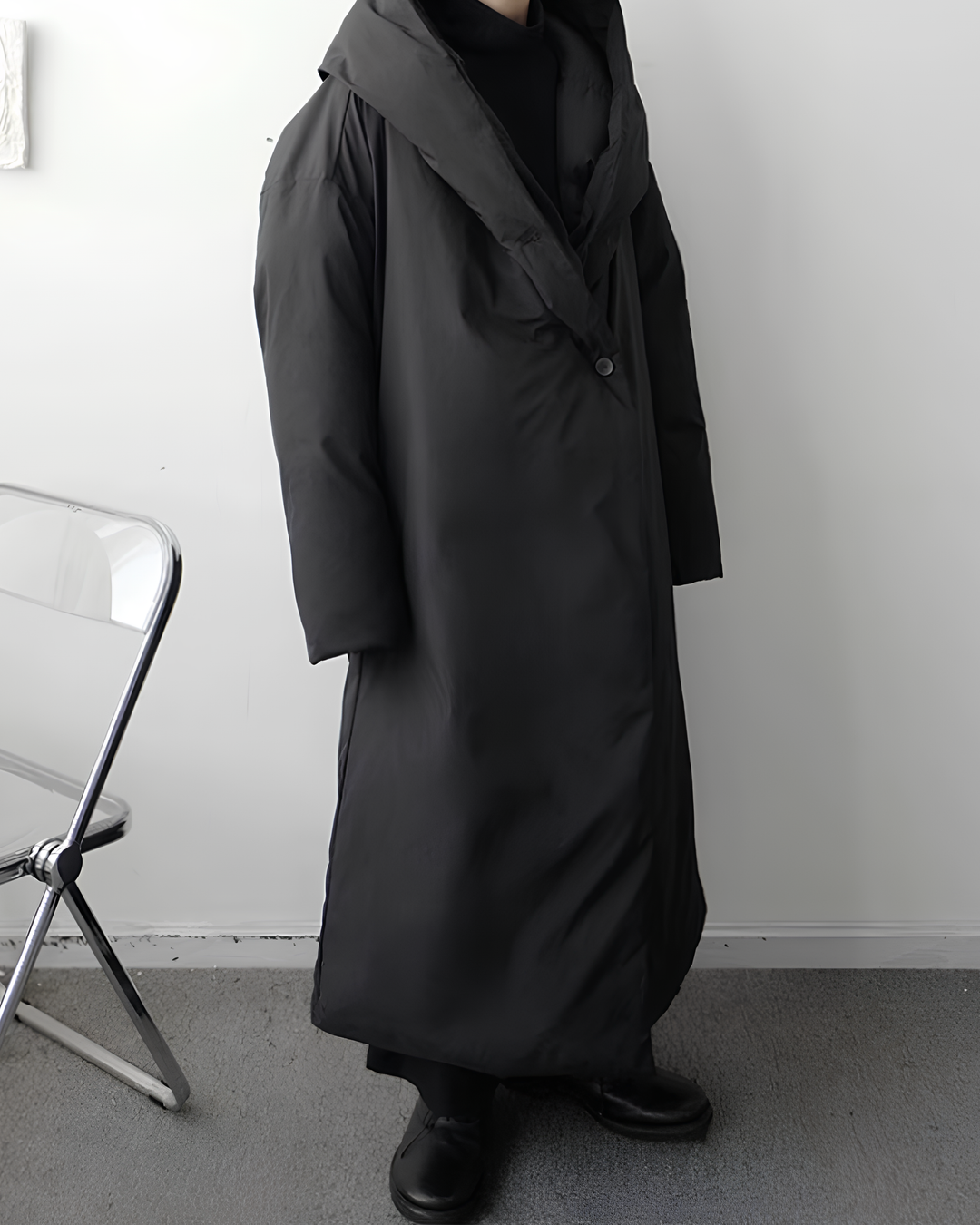 フーデッドロングコート Ril 5896