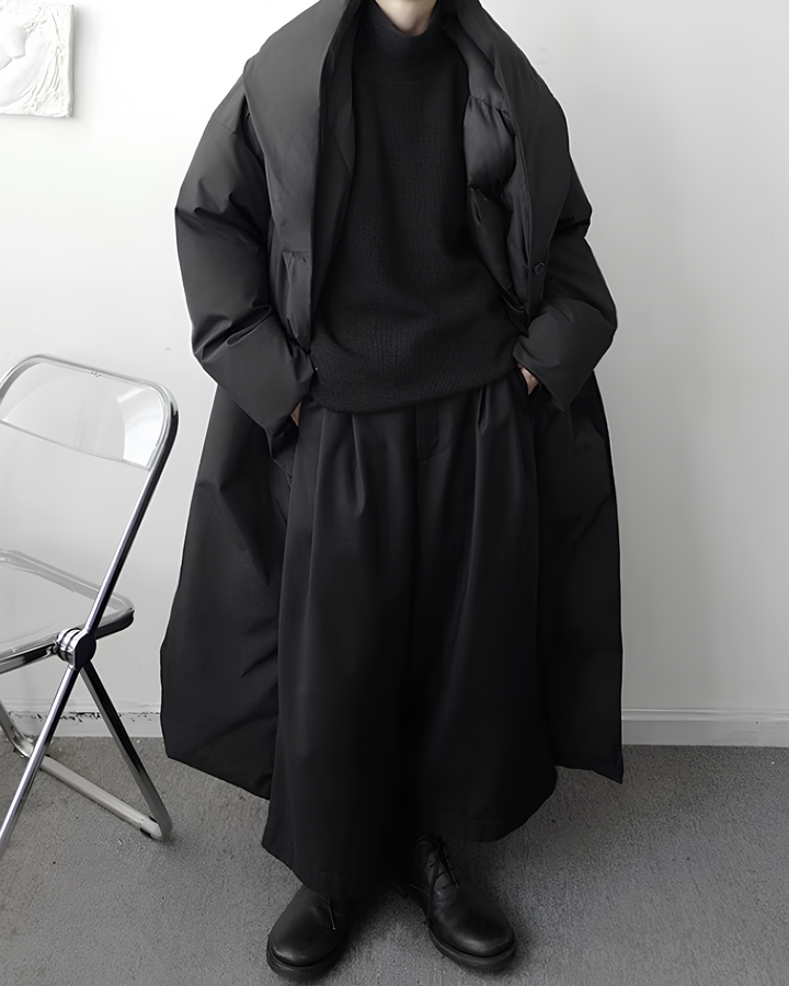 フーデッドロングコート Ril 5896