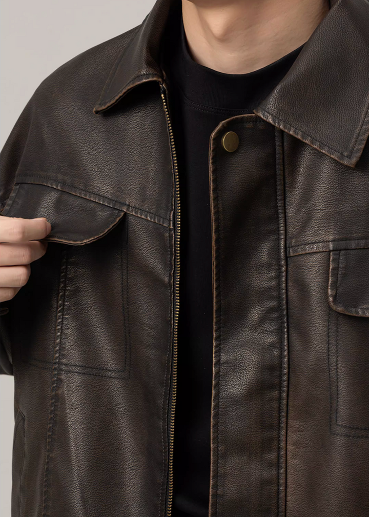 PUレザーブルゾン Ril 5893