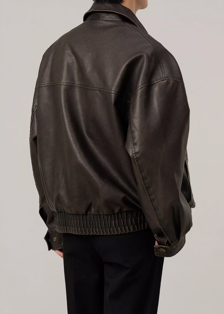 PUレザーブルゾン Ril 5893