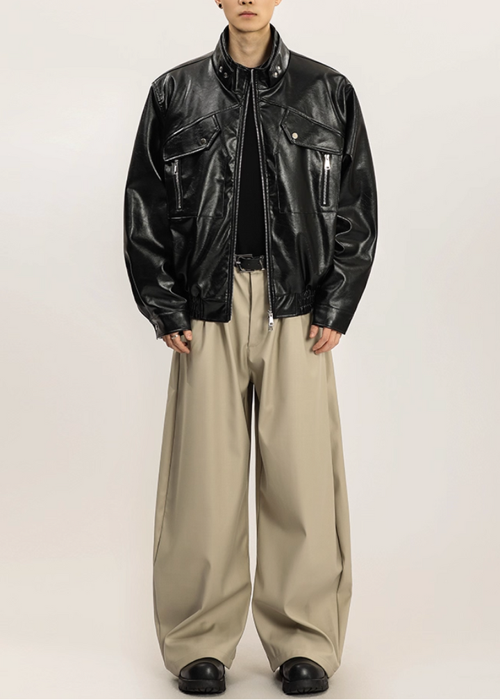 パイソンレザーブルゾン Ril 5895