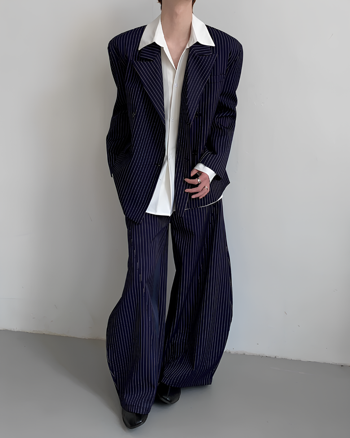 ダブルブレスト ストライプセットアップ Ril 5897