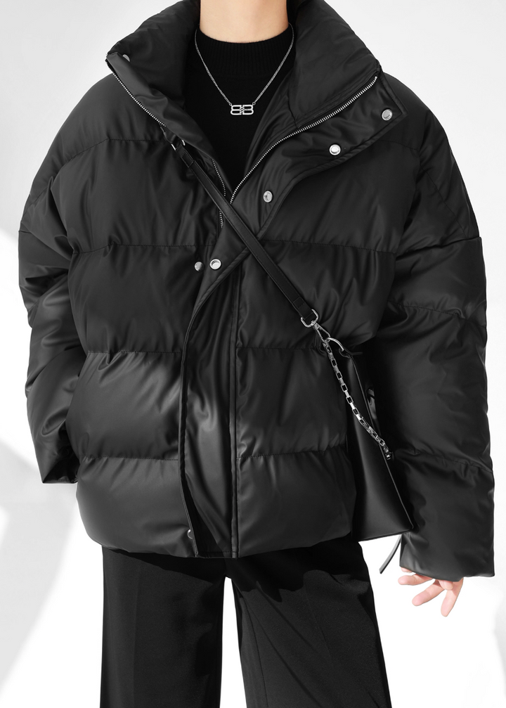 PUレザーダウンジャケット Ril 5905