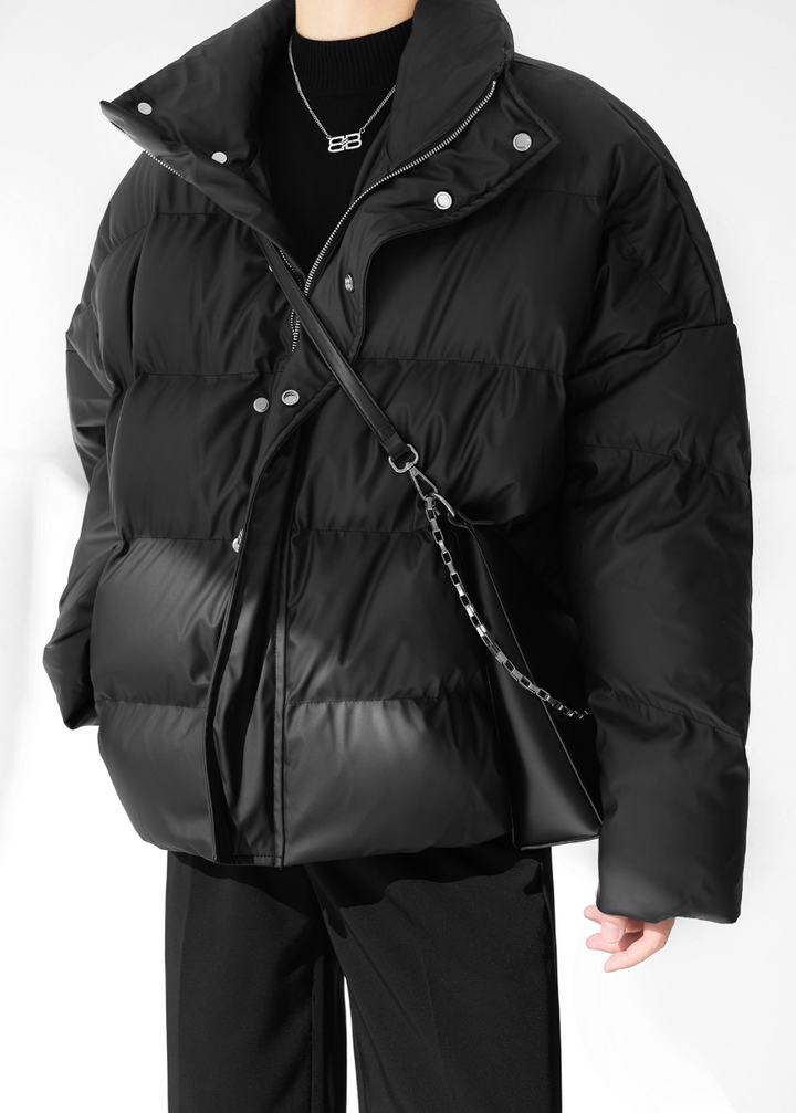 PUレザーダウンジャケット Ril 5905