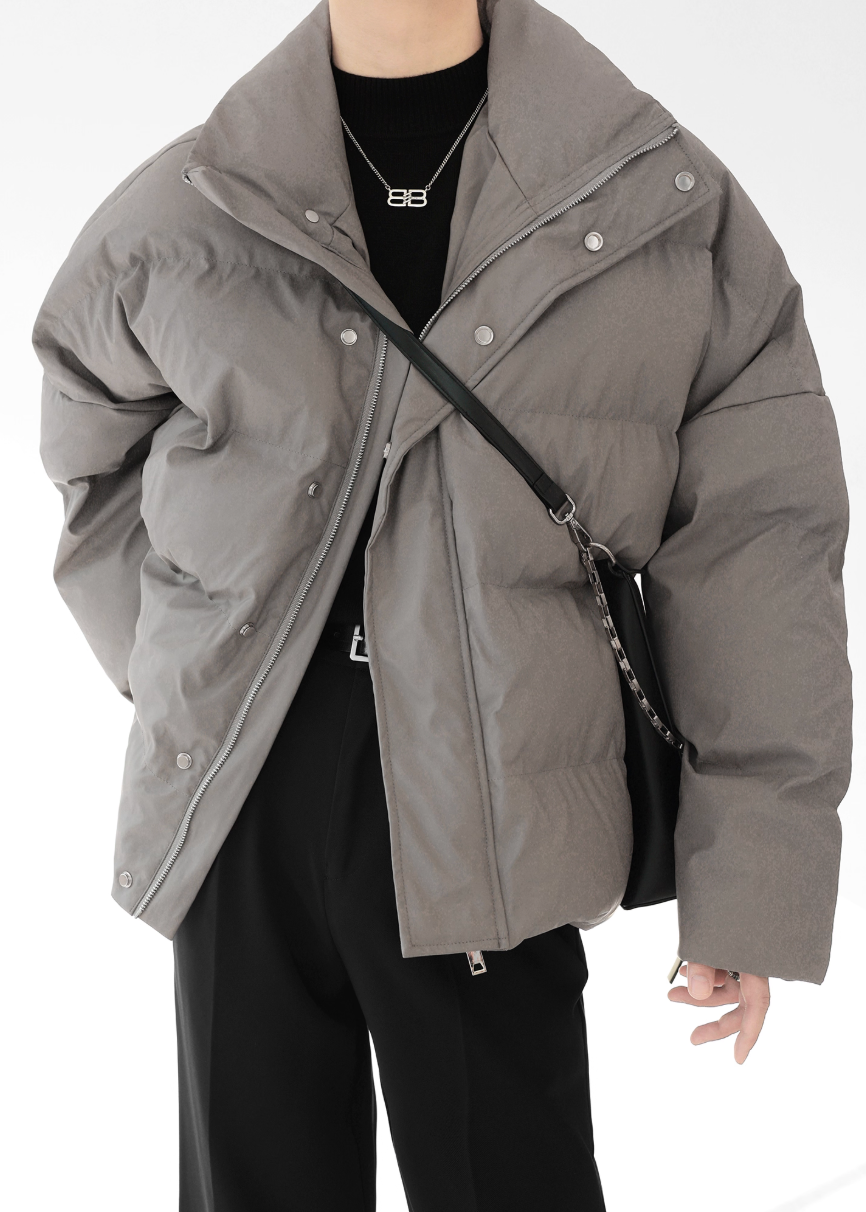 PUレザーダウンジャケット Ril 5905