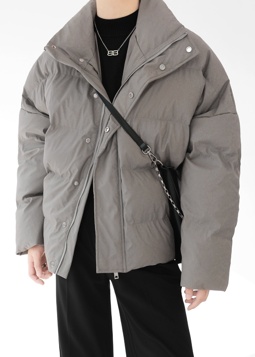 PUレザーダウンジャケット Ril 5905