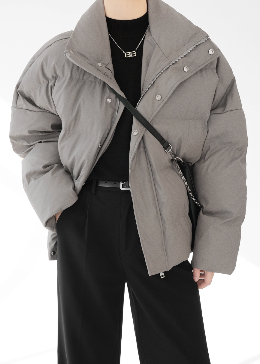 PUレザーダウンジャケット Ril 5905