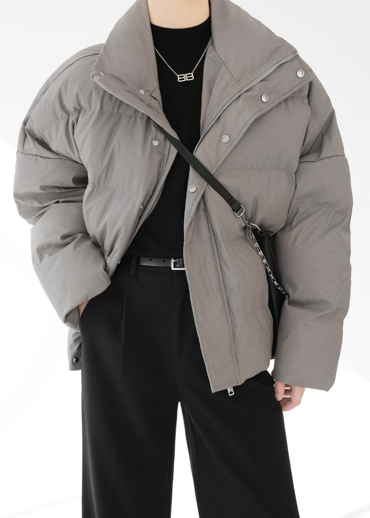 PUレザーダウンジャケット Ril 5905