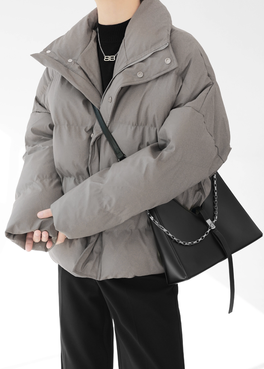 PUレザーダウンジャケット Ril 5905