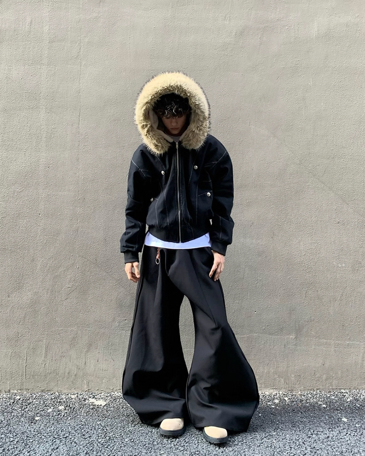 ジップアップフェイクファーブルゾン Ril 5849