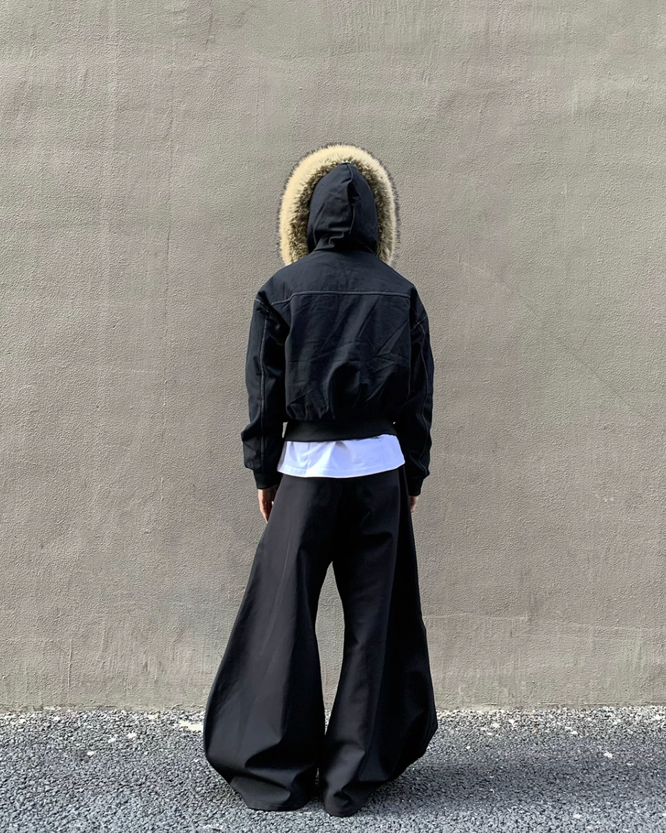 ジップアップフェイクファーブルゾン Ril 5849