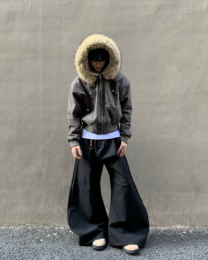 ジップアップフェイクファーブルゾン Ril 5849