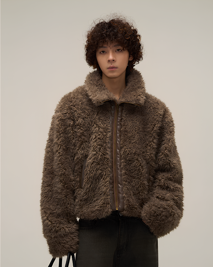 ハイネックボアブルゾン Ril 5915