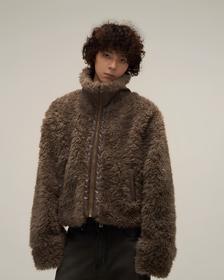 ハイネックボアブルゾン Ril 5915