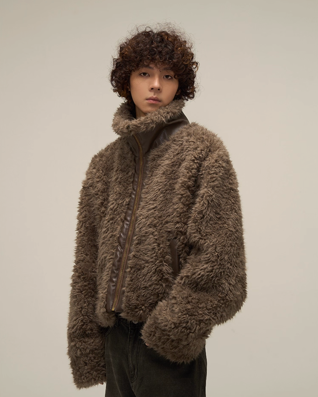 ハイネックボアブルゾン Ril 5915