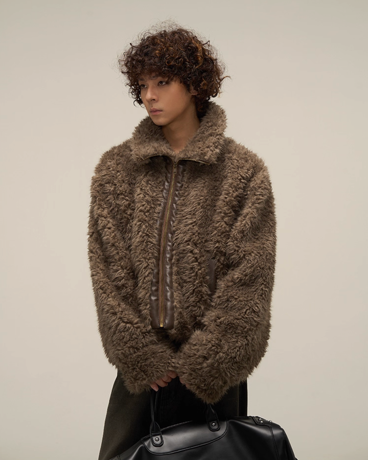 ハイネックボアブルゾン Ril 5915