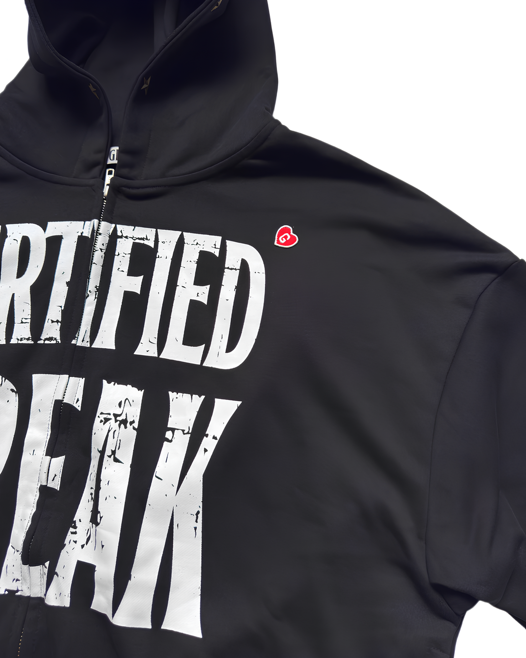 グラフィック ジップアップクロップドフーディー Ril 5923