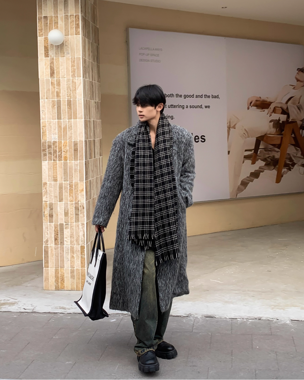 ロングウールチェスターコート Ril 5926