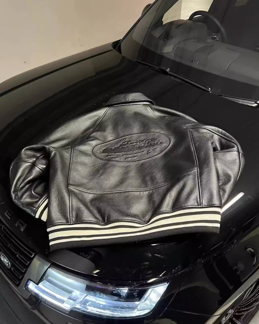 レザーヴァーシティジャケット Ril 5932