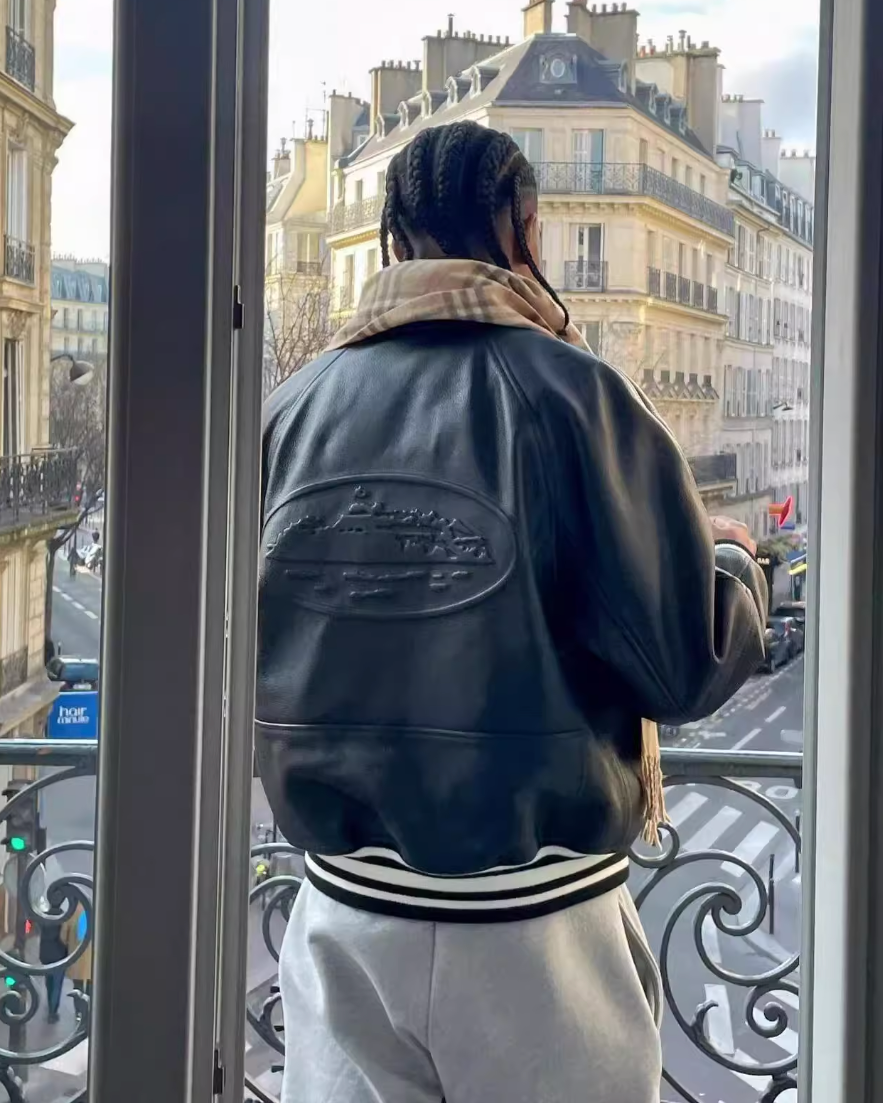 レザーヴァーシティジャケット Ril 5932