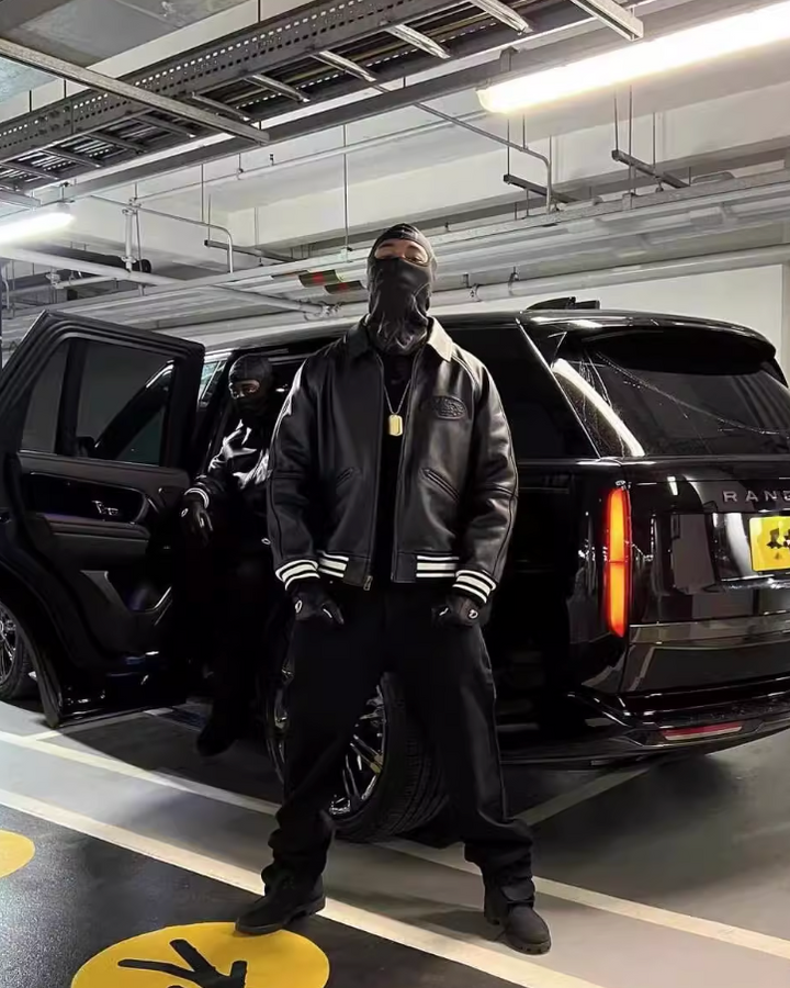 レザーヴァーシティジャケット Ril 5932