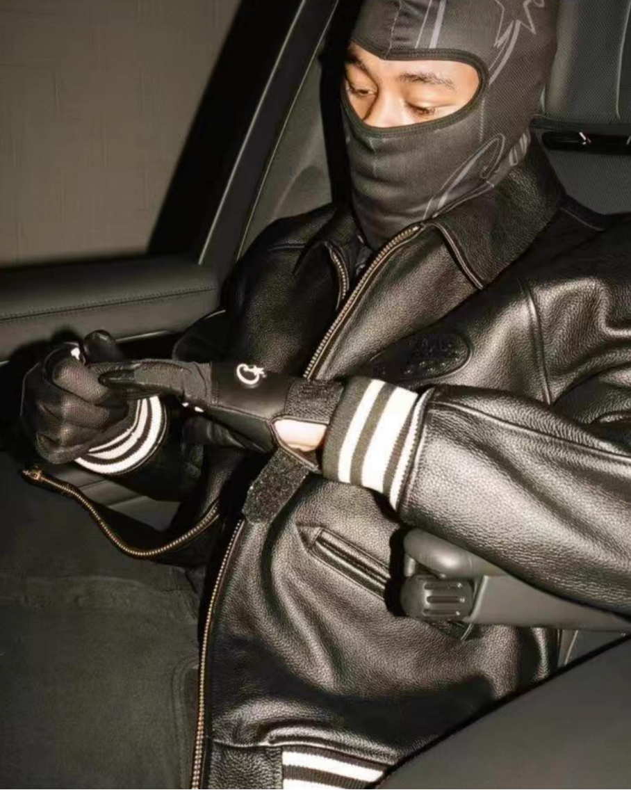 レザーヴァーシティジャケット Ril 5932