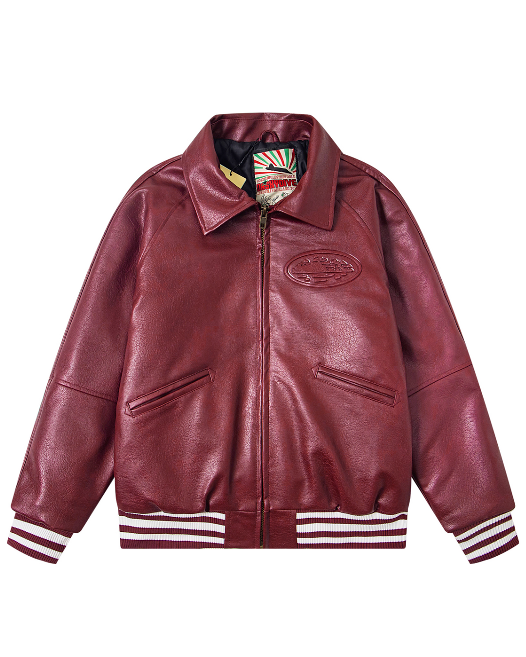 レザーヴァーシティジャケット Ril 5932