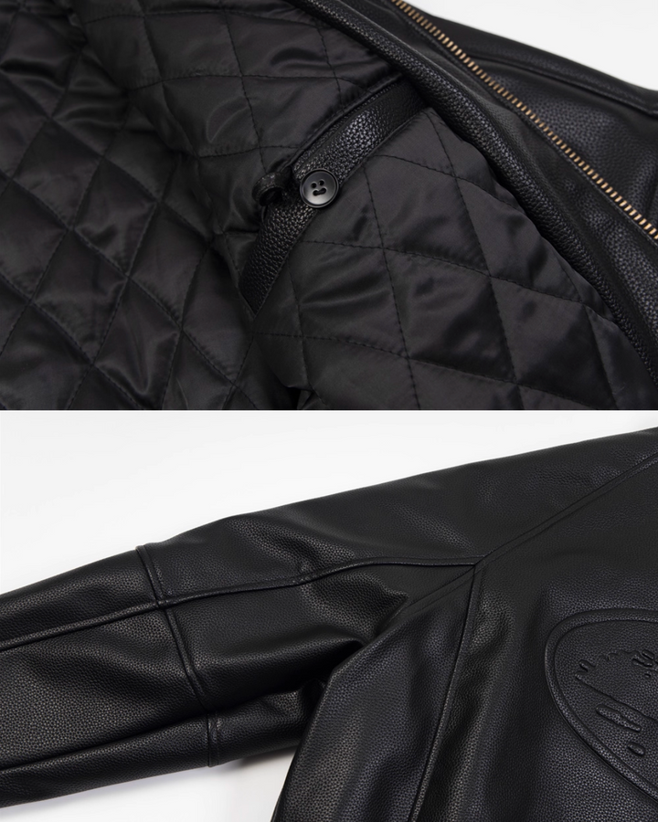 レザーヴァーシティジャケット Ril 5932