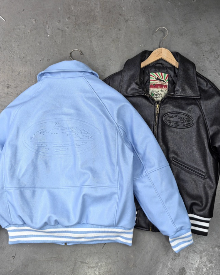 レザーヴァーシティジャケット Ril 5932