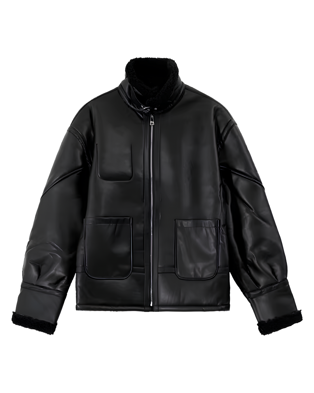 レザーカバーオールジャケット Ril 5935