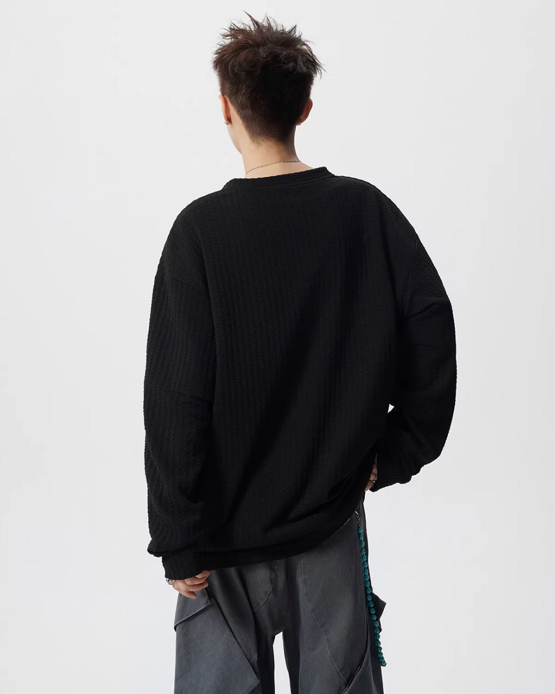 VネックロングスリーブTシャツ Ril 5750