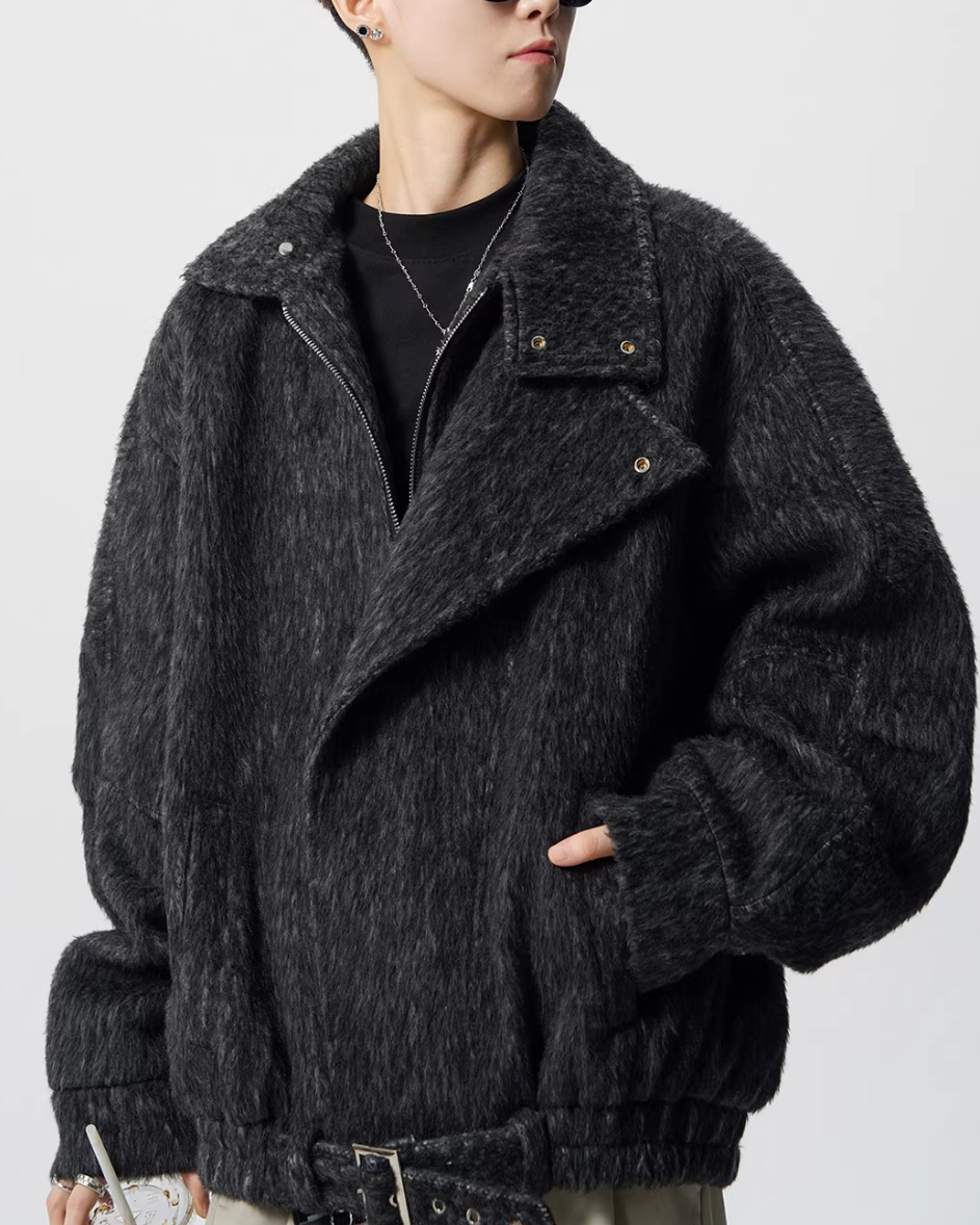 ウールシャギーライダースジャケット Ril 5965