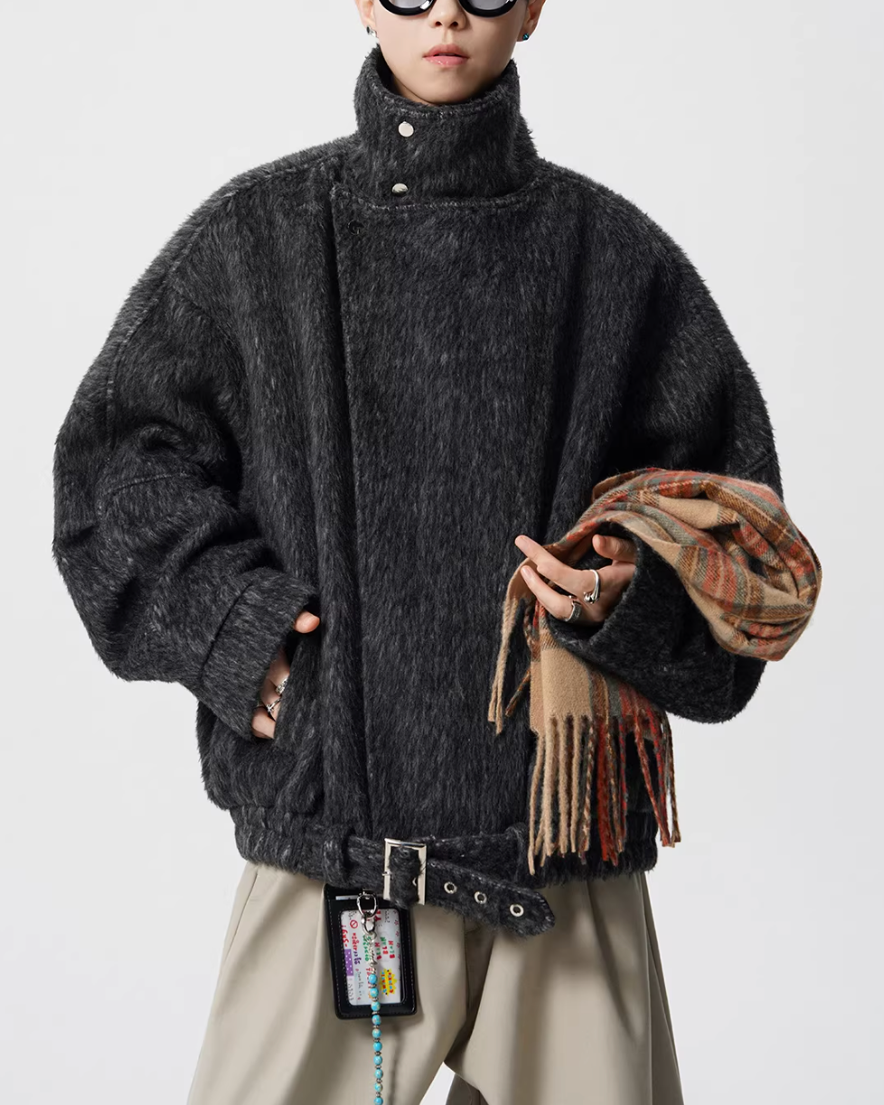 ウールシャギーライダースジャケット Ril 5965