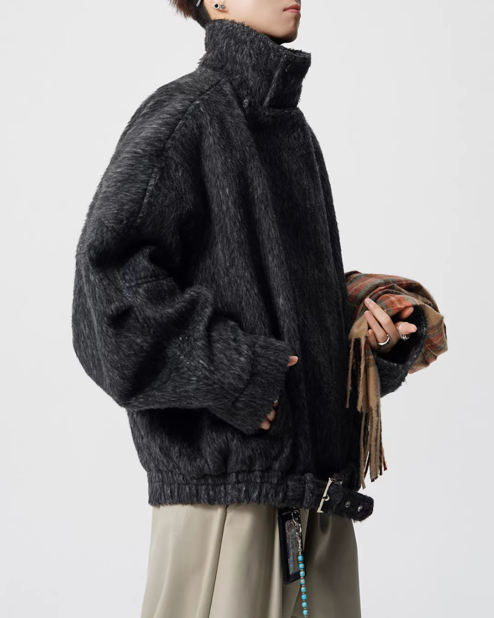 ウールシャギーライダースジャケット Ril 5965