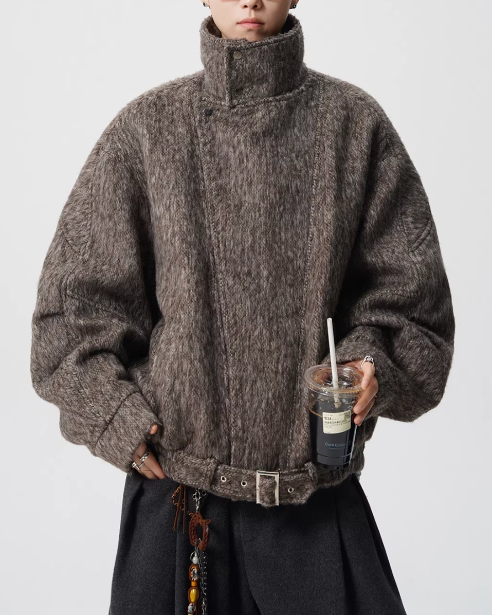 ウールシャギーライダースジャケット Ril 5965