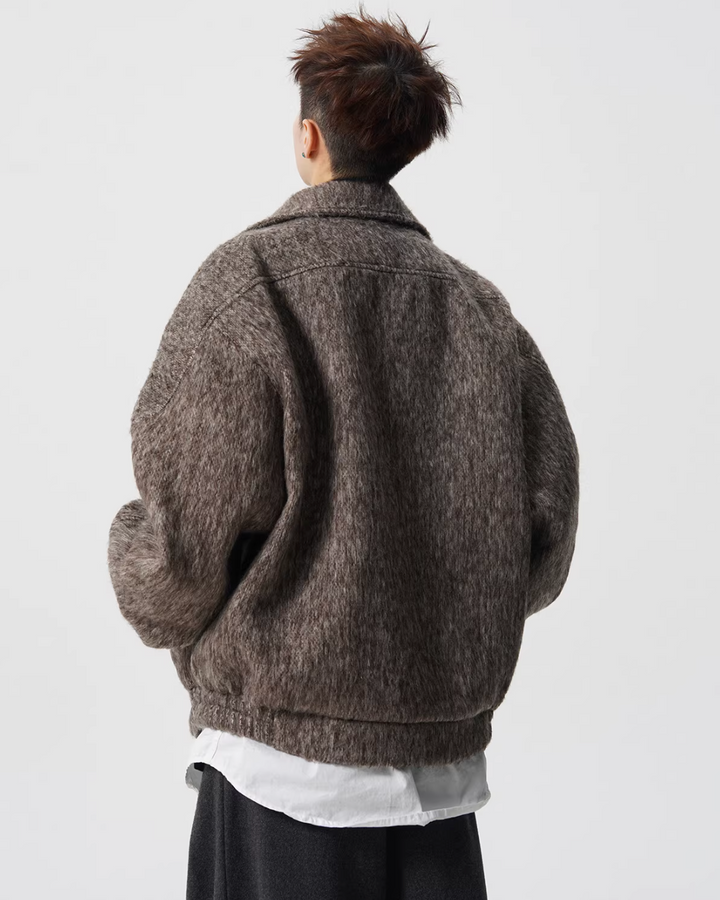 ウールシャギーライダースジャケット Ril 5965