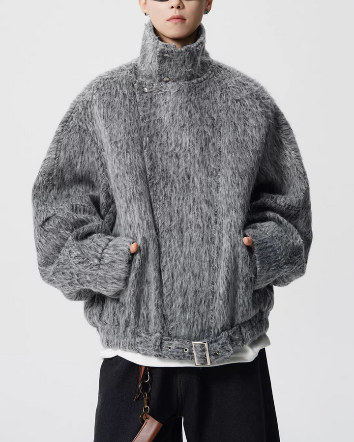 ウールシャギーライダースジャケット Ril 5965