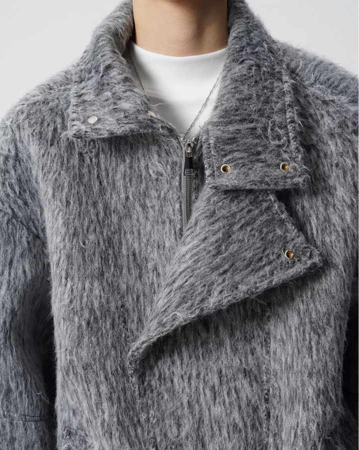ウールシャギーライダースジャケット Ril 5965
