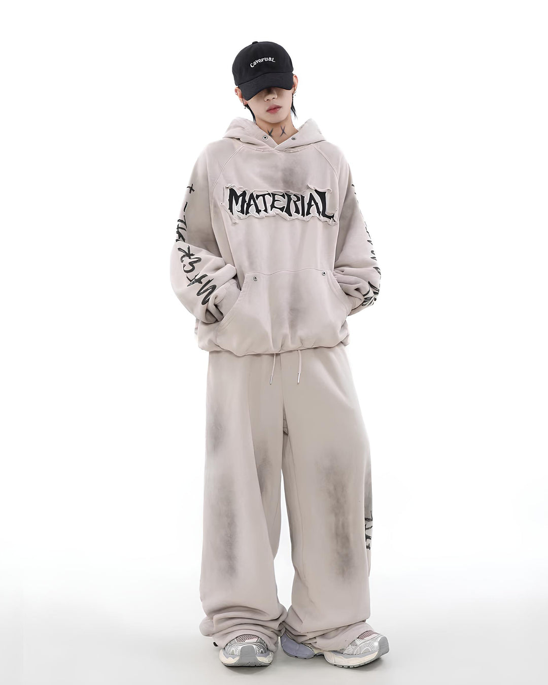 オーバーサイズグラフィックスウェットセットアップ Ril 5983